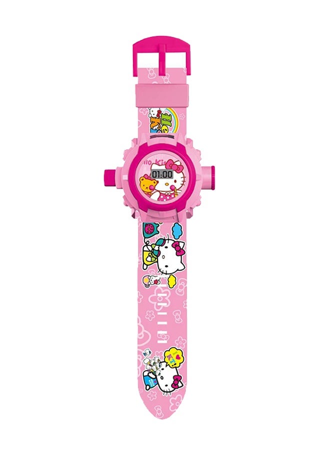 Sanrio Hello Kitty Kids Projection Watch - Cute Cartoon Electronic Toy Watch with Light Projection - Image 1