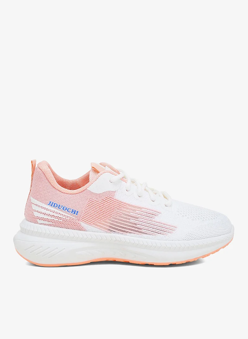 London Rag Lace-Up Chunky Sneakers in Pink