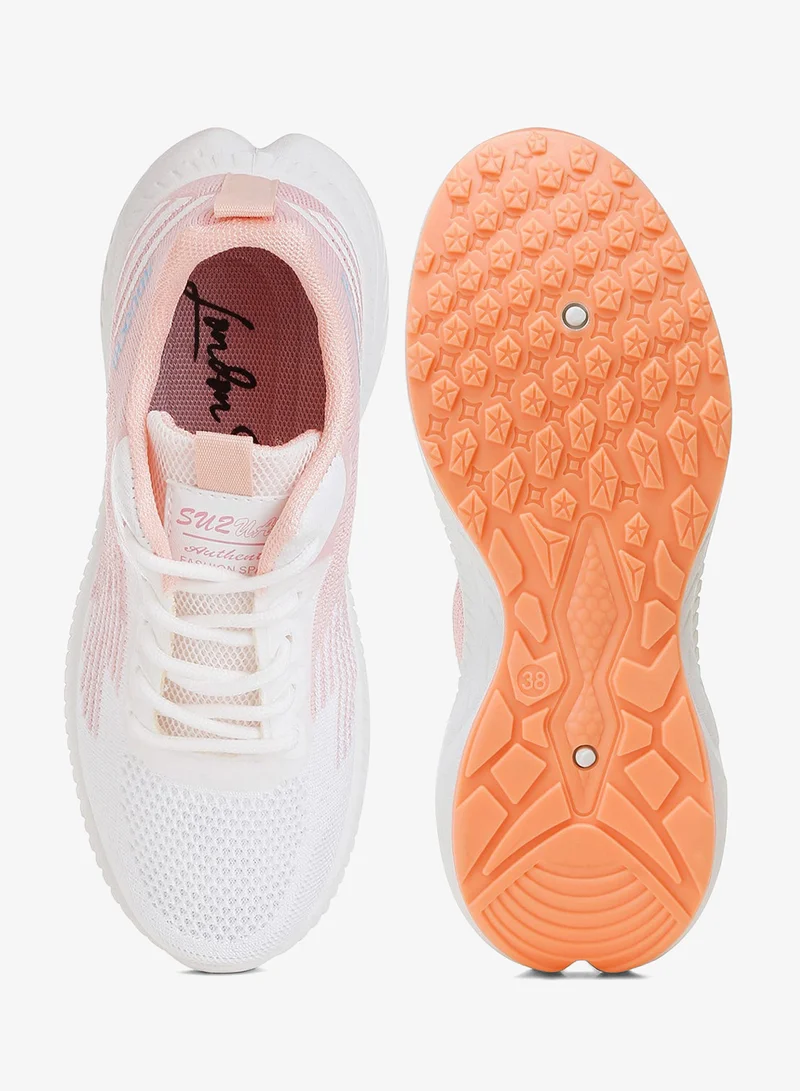 London Rag pink London Rag Lace-Up Chunky Sneakers in Pink for Women | Best Price UAE