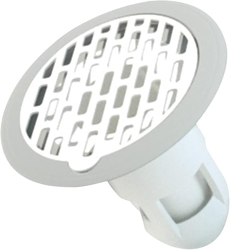 klarako Drain Backflow Preventer, Drain Hair Catcher Silicone Sink Strainer, Floor Drain Anticlog, Toilet Floor Drain Toilet Deodorant Suitable for Kitchen and Bathroom (White) - Image 1