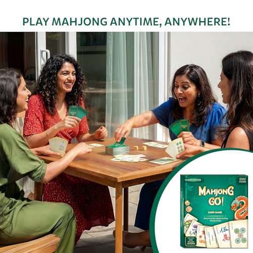 Gouda Games Mahjong Go! Card Game, Classic Mahjong Reimagined, Fast-Paced Strategy and Skill Game with Wind Rounds, Travel-Friendly, Gift for Mahjong Lovers, Adults and Teens, Perfect for Game Night - Image 3