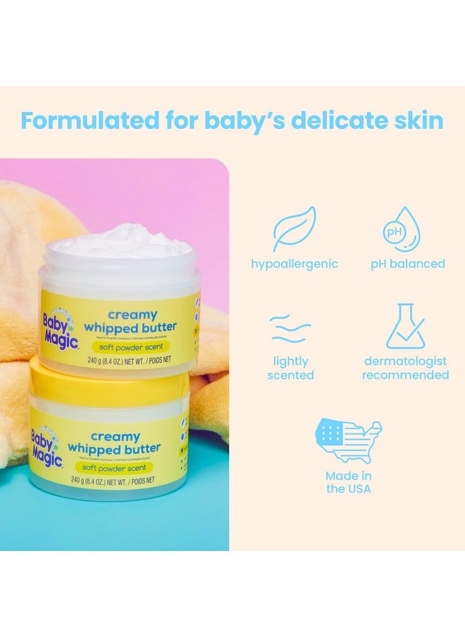 Baby Magic - Baby Magic Creamy Whipped Butter | Helps Keep Skin Feeling Healthy and Baby Soft | Shea Butter & Colloidal Oat | 8.4 fl oz. - Image 1