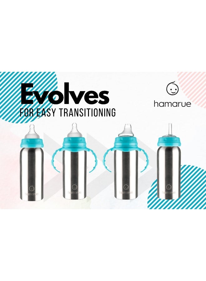 Hamarue 3-in-1 Stainless Steel Sippy Cups for Toddlers - Image 4