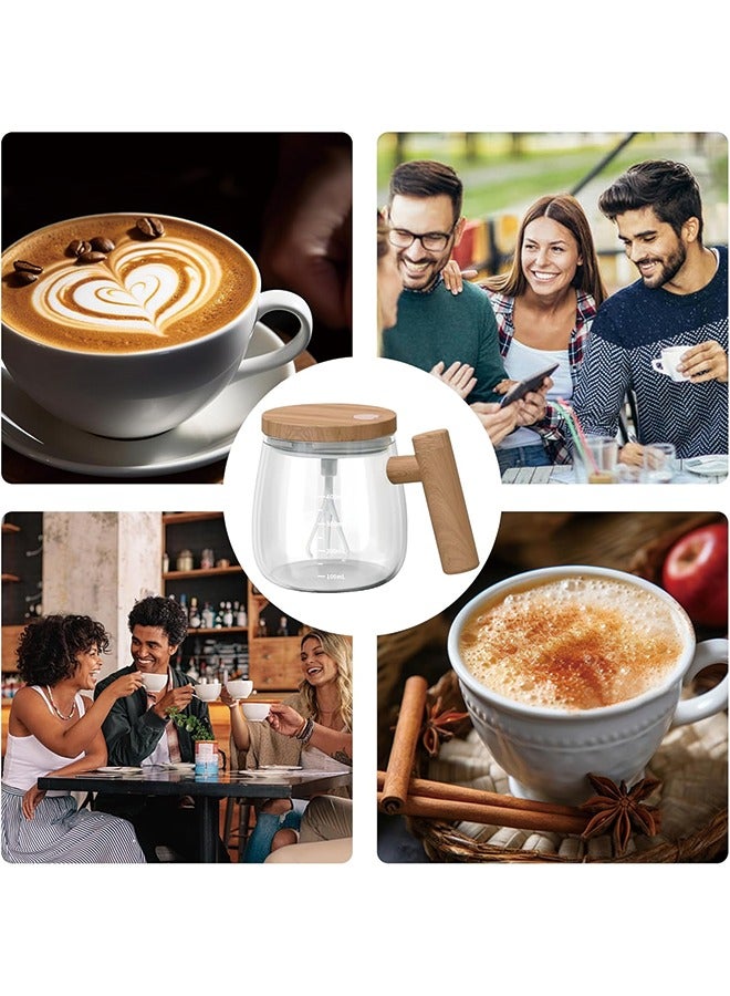 Electric Mixing Mug,Self Stirring Coffee Mug with Lid & Handle Home Office Stirring Cup,400ml Lightweight Self Mixing Cup High Speed Suitable for Coffee/Milk/Protein Powder  - Image 4