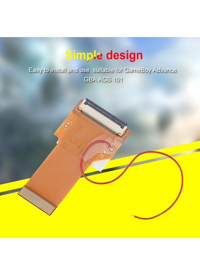 32 Pin Backlight Adapter Screen Mod Ribbon Cable for GameBoy Adavance GBA AGS 101