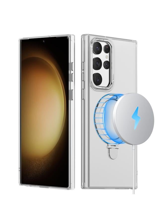 اس-توب جراب لهاتف Samsung Galaxy S22 Ultra 5G LK 3 في 1 جراب هاتف MagSafe المغناطيسي - Image 2