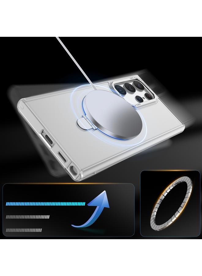 اس-توب جراب لهاتف Samsung Galaxy S22 Ultra 5G LK 3 في 1 جراب هاتف MagSafe المغناطيسي - Image 3