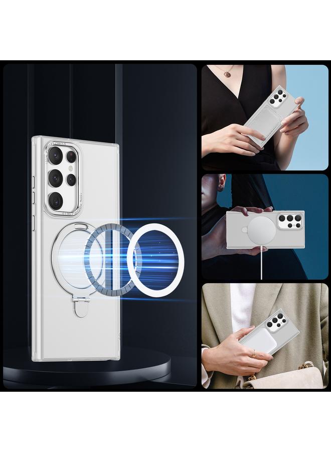 اس-توب جراب لهاتف Samsung Galaxy S22 Ultra 5G LK 3 في 1 جراب هاتف MagSafe المغناطيسي - Image 4