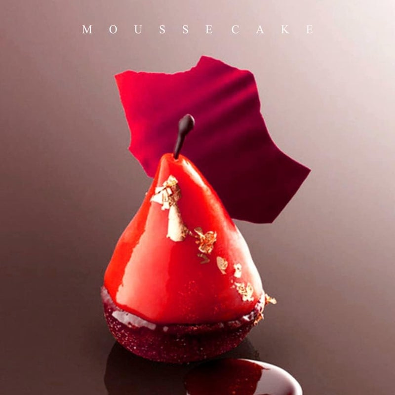 mostsom Silicone Mold Dessert Silicone Cake Mold For Baking Fondant Mould Fruit Shape Sugar Candy Jelly Bakeware Chocolates Mould (Pear E_11.68x6.84x3.2 inch) - Image 2