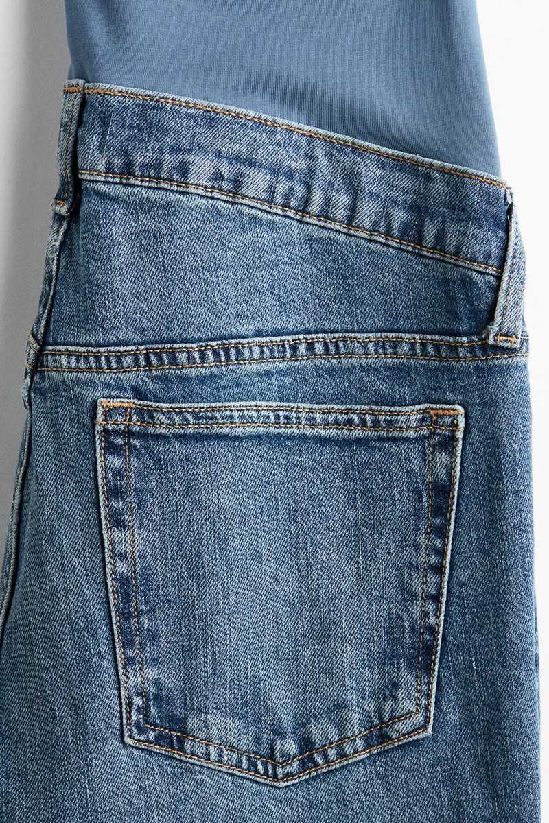 H&M  MAMA Slim Straight High Waist Jeans for Women | Best Price UAE