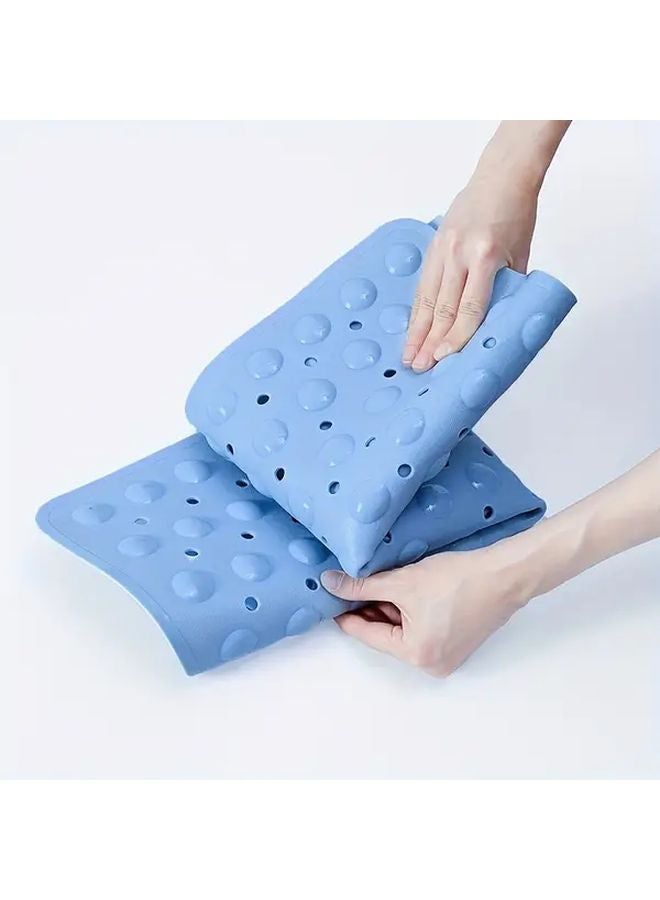 Grey Non Slip Shower Mat with Suction Cups 21 3x21 3 Inch Drain Holes PVC Bath Mat - Image 5