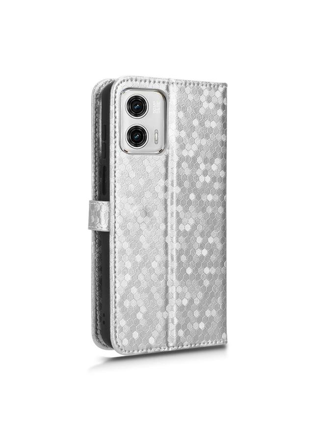 اس-توب جراب لهاتف Motorola Moto G73 5G جراب هاتف جلدي منقوش بنقط العسل - Image 3