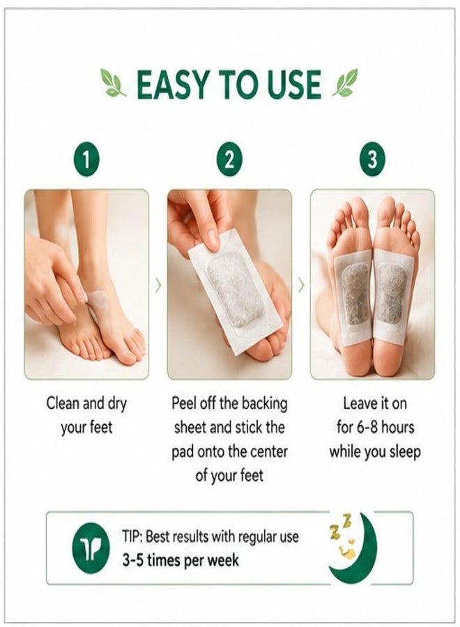 CRAFTARENA Herbal Foot Patches, 10 Pieces - Image 5