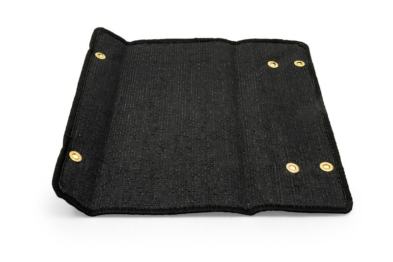 Camco 42915 Black Premium Wrap Around RV Step Rug (Turf Material (17.5" x 18")) - Image 5