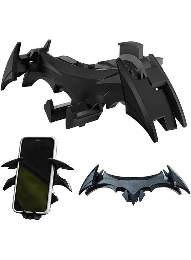 S-TOP Bat Phone Holder for Car Vent, Gravity Auto Lock Cell Phone Mount, 360° Rotatable Hands-Free Vent Clip, Universal 4–6.5 Inch Smartphones, Black - Image 1