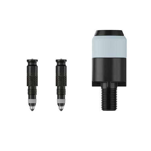 Schwalbe Clik Valve Conversion Set PrestaSV Valve Conversion Kit with Pump Head Adapter Innovation for Inflating Bicycle Tyres - Image 1