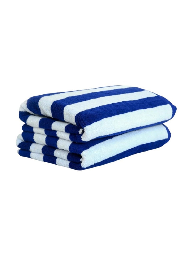 Rakzai Luxe Beach Towels – Pack of 2, Oversized 70x140 cm – Ultra Soft, Sand-Free & Quick Dry – Perfect for Beach & Pool - Image 1