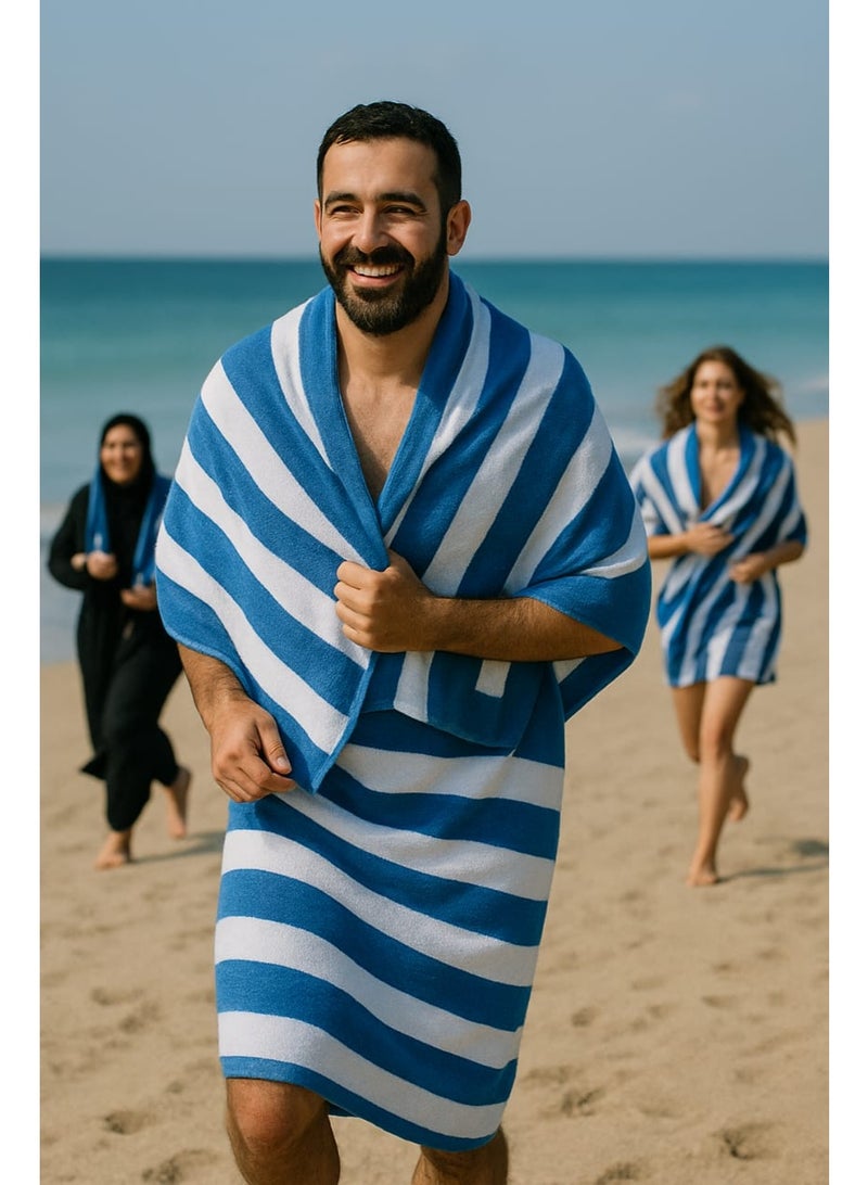 Rakzai Luxe Beach Towels – Pack of 2, Oversized 70x140 cm – Ultra Soft, Sand-Free & Quick Dry – Perfect for Beach & Pool - Image 3