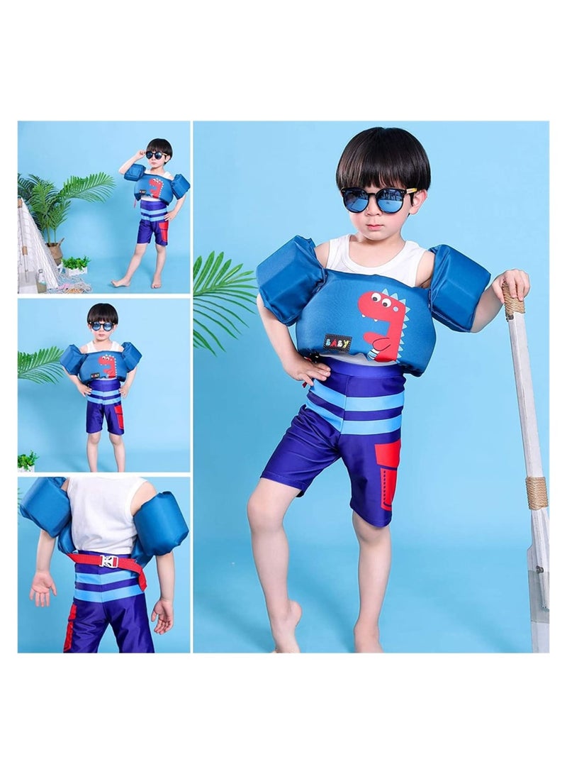 Toddler Life Jacket, Swim Vest Swim Floaties for Toddlers Girls and Boys 20-55 pounds, Kids Swim Vests for Pool, Beach, Lake and River, Baby Life Jacket Floatie Device, Water Sports Learning Equipment - Image 4