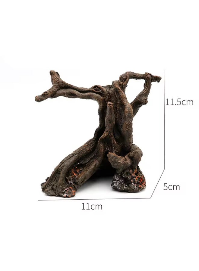 Tree Trunk Ornament Aquarium Decoration - Image 2
