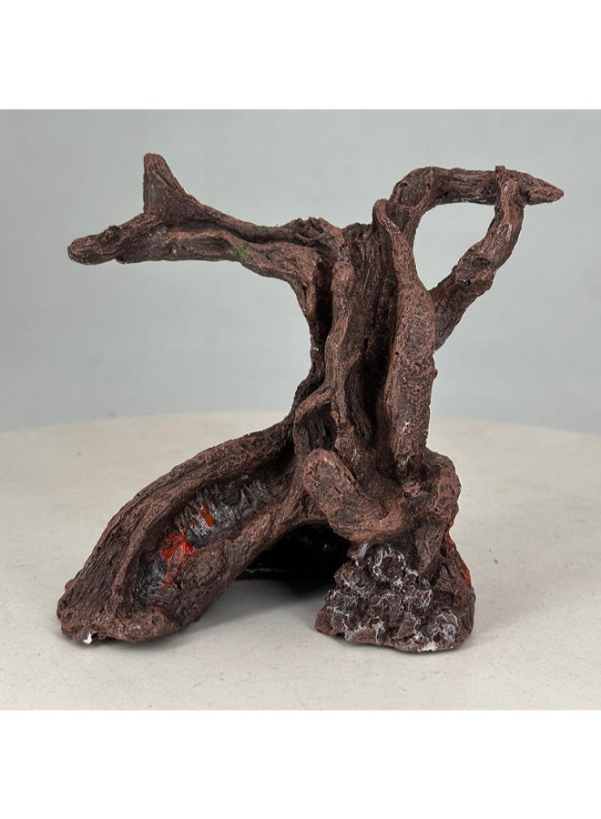Fish Tank Trunk Decor – Natural Look Resin Aquarium Ornament - Image 2