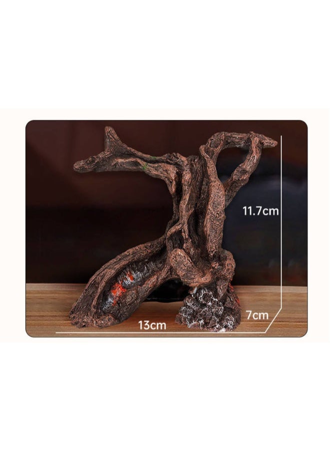 Fish Tank Trunk Decor – Natural Look Resin Aquarium Ornament - Image 5