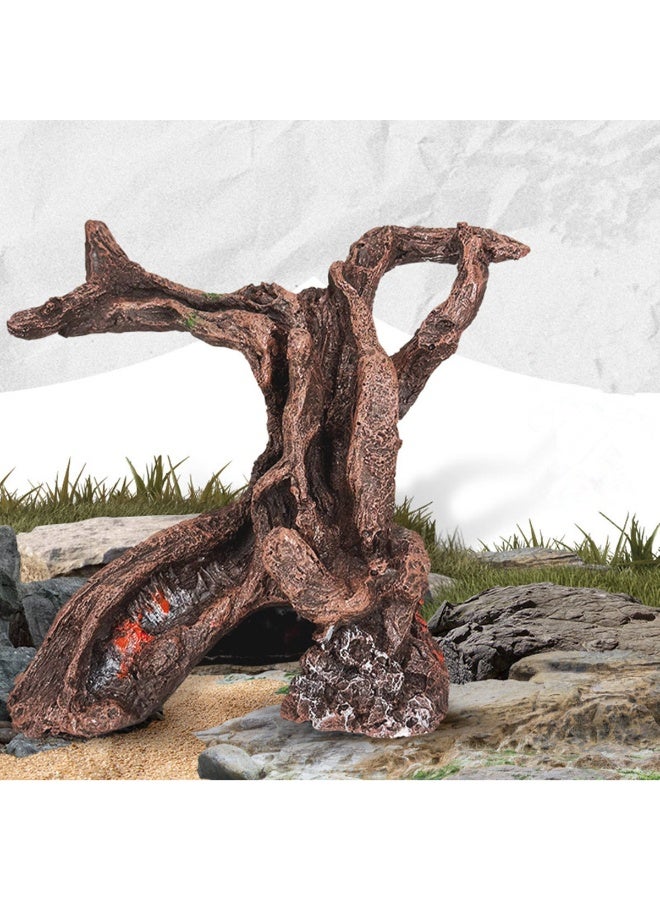 Fish Tank Trunk Decor – Natural Look Resin Aquarium Ornament - Image 3