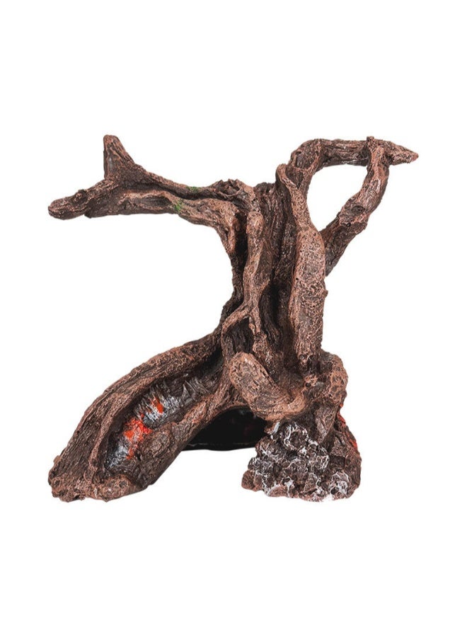 Fish Tank Trunk Decor – Natural Look Resin Aquarium Ornament - Image 1
