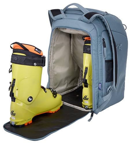 Thule RoundTrip 45L Boot Backpack - Storage compartments to organize and protect gear - Boot bag for ski and snowboard travel - Soft pocket for goggles and helmet - Built in standing pad - Image 3