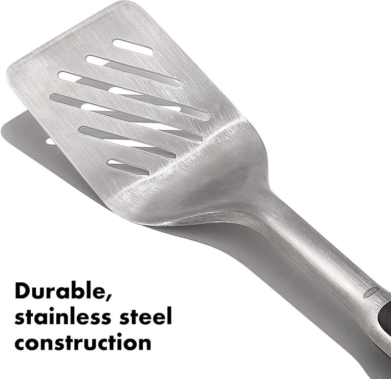 OXO Good Grips Grilling Turner, Stainless Steel with Black Handle - Image 3