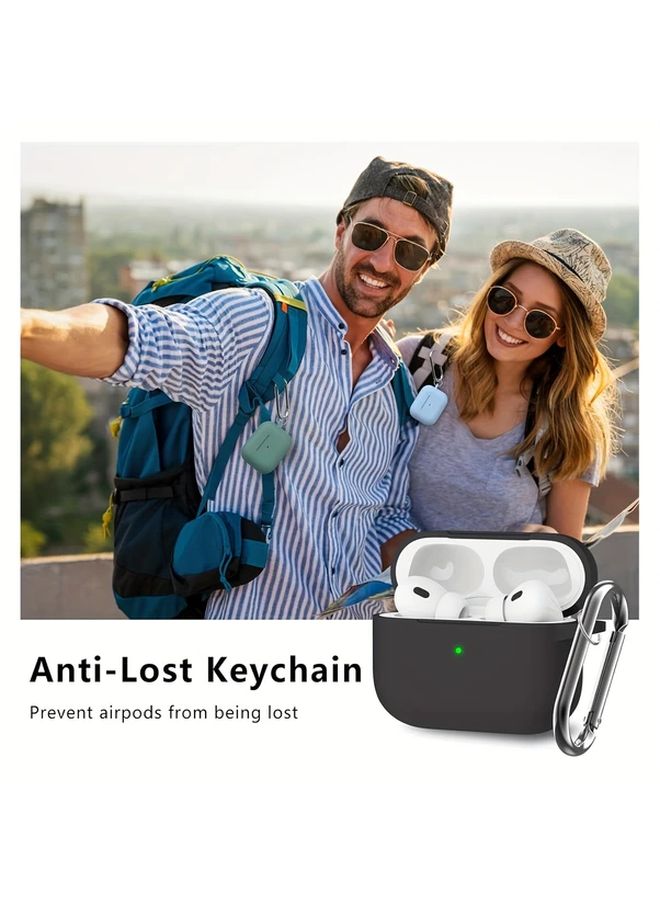 غلاف AirPods Pro 2 الأخضر من ماتشا مع قلم تنظيف، غطاء خارجي ناعم مضاد للسقوط - Image 5