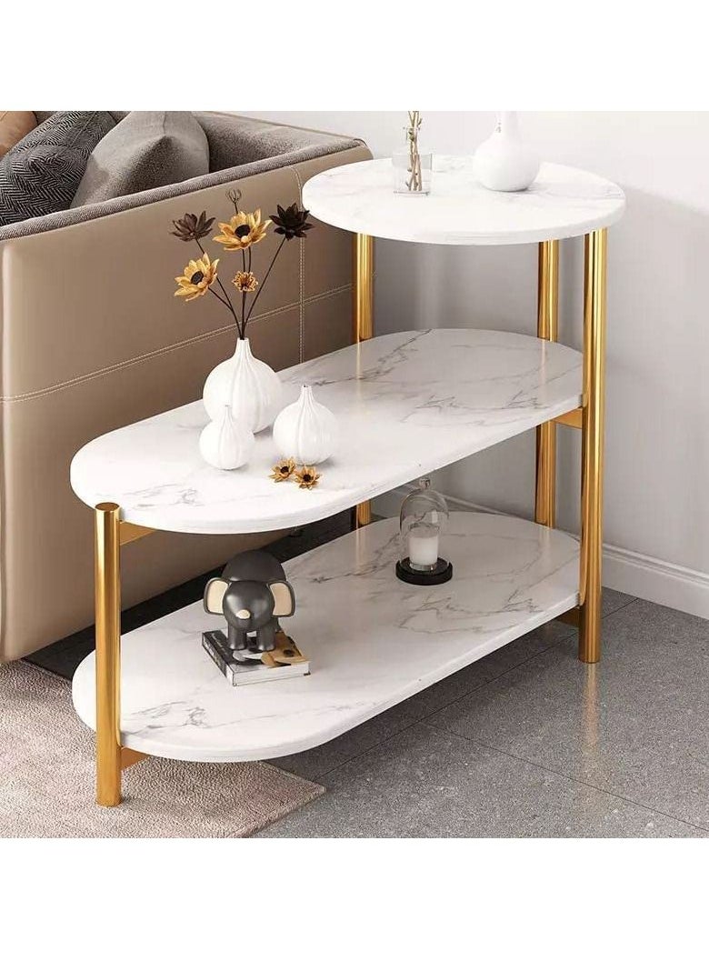 JOMILA - Multi-layer Sofa Coffee Tables Italian Light Luxury Bedside Tables Simple Modern Home Furniture Living Room Small Round Table - Image 1