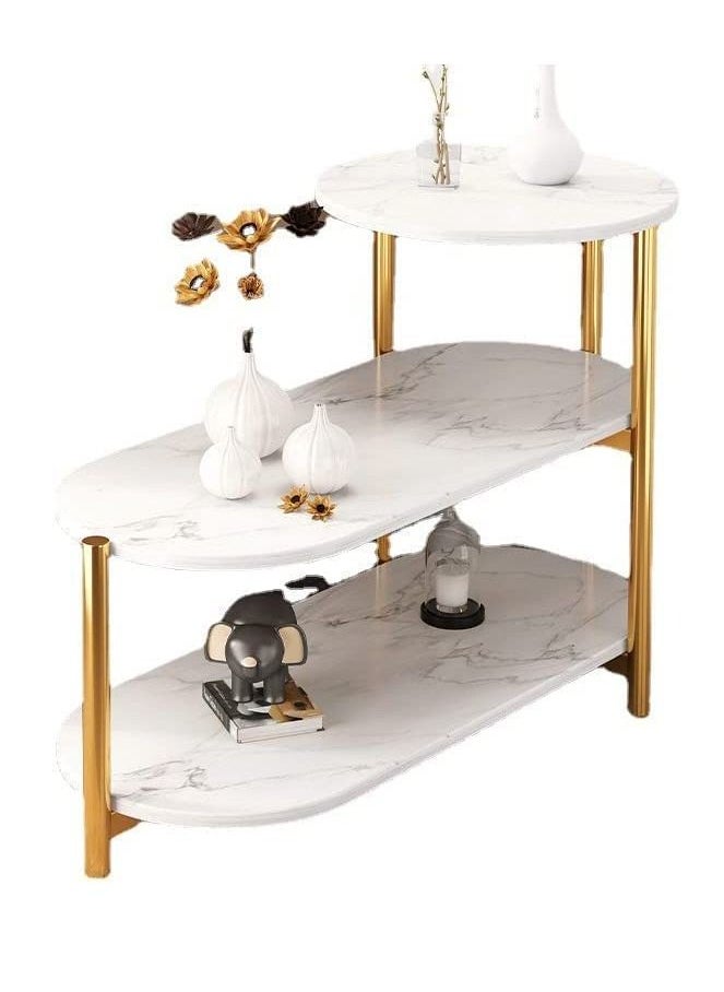 JOMILA - Multi-layer Sofa Coffee Tables Italian Light Luxury Bedside Tables Simple Modern Home Furniture Living Room Small Round Table - Image 1