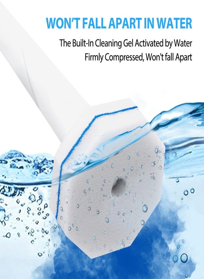 ELFIN 36 Count Toilet Wand Refills, Powerful Disposable Toilet Scrubber Refills, Compatible with Most Toilet Wands - Image 2