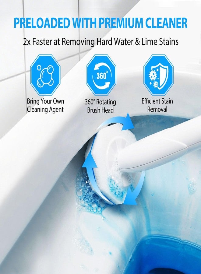 ELFIN 36 Count Toilet Wand Refills, Powerful Disposable Toilet Scrubber Refills, Compatible with Most Toilet Wands - Image 3