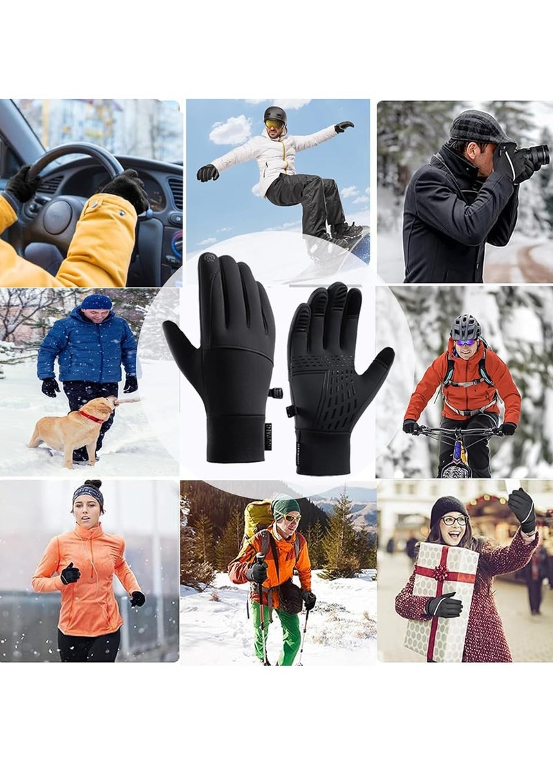 KASTWAVE - Winter Thermal Gloves, Touchscreen Compatible, Thermal, Windproof, and Anti-Slip, Perfect for Cycling, Running, and Driving, Men & Women’s Cold Weather Gear - Image 1