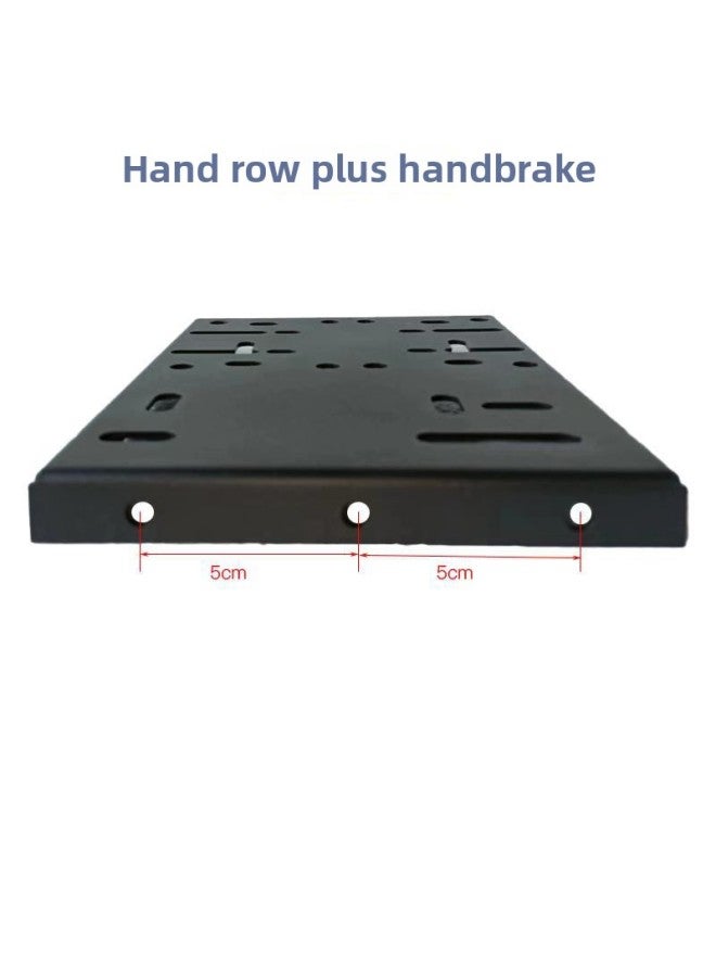 Racing Simulator Bracket Hand Row Handbrake Plate-product Color:Manual Transmission + Handbrake + Connecting Plate  - Image 4
