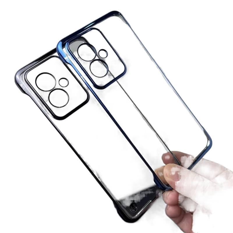 BB غطاء واقي بPC لـ Redmi Note 14 مع حماية من السقوط وتصميم بدون إطار مع مقاوم للصدمات مع تبديد الحرارة مع مقاوم للخدش باللون Silver باللون الفضي باللون الأحمر - Image 4