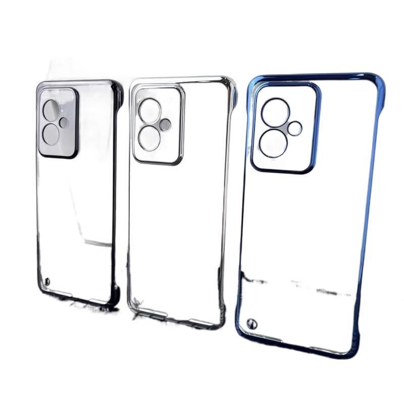 BB غطاء واقي بPC لـ Redmi Note 14 مع حماية من السقوط وتصميم بدون إطار مع مقاوم للصدمات مع تبديد الحرارة مع مقاوم للخدش باللون Silver باللون الفضي باللون الأحمر - Image 3