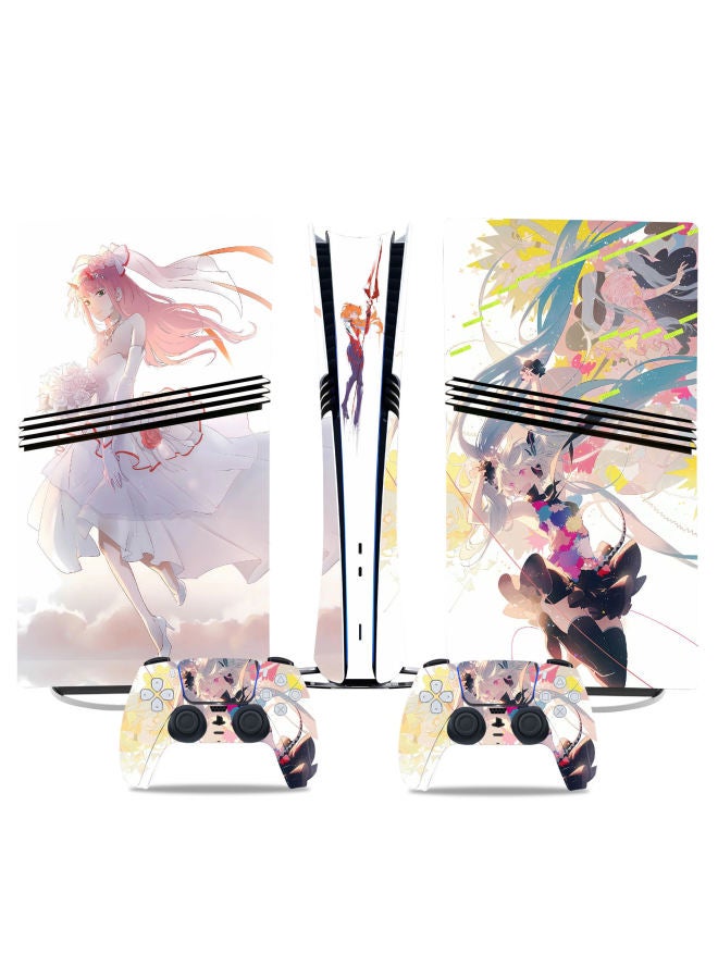 PS5 Pro Sticker Game Machine Sticker Colorful Sticker Fashion Sticker Color Sticker God Of War Call Of Duty-Color:TN-P5PDigital-1008 - Image 4