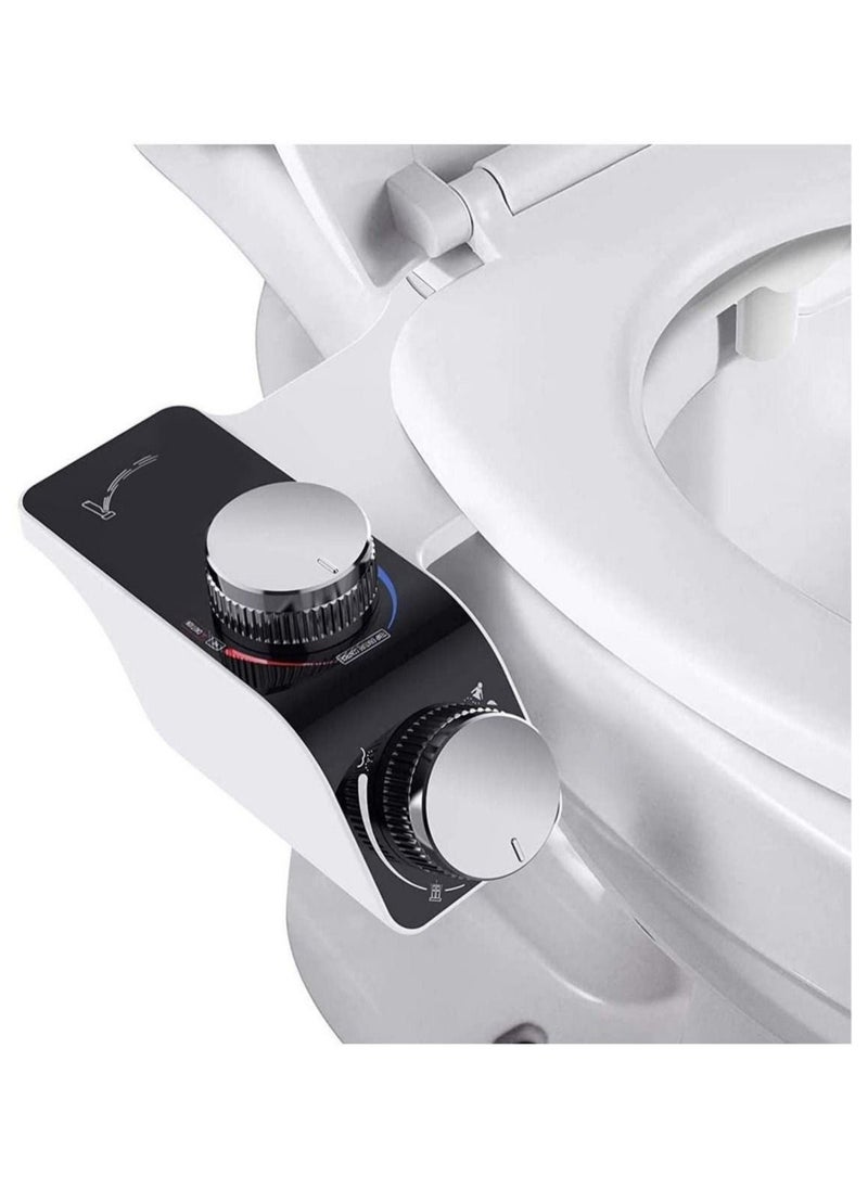 Generic - Bidet Attachment for Toilet -Self Cleaning Dual Nozzle, Non-Electric Bidet, Cold & Warm Fresh Water Bidet Sprayer with Temperature & Pressure ControlsBidet Attachment for Toilet - Image 1