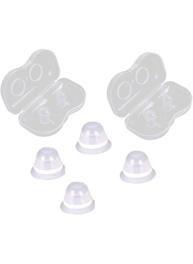 Finever CareforYou 2Pair Corrector for Flat Inverted Silicone with Clear Case - Image 5