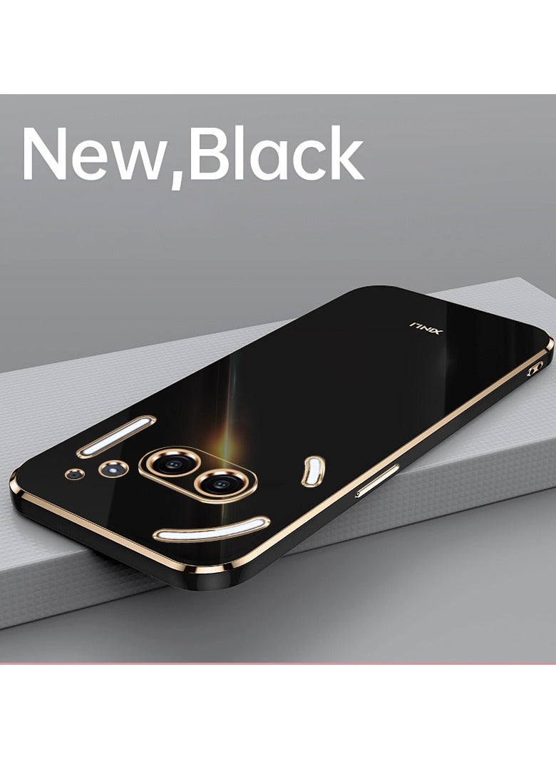 Xinli Mobile Phone Case for Nothing Phone 2a Luxury Plating Soft Back Cover Raised Full Camera Protection - Image 3