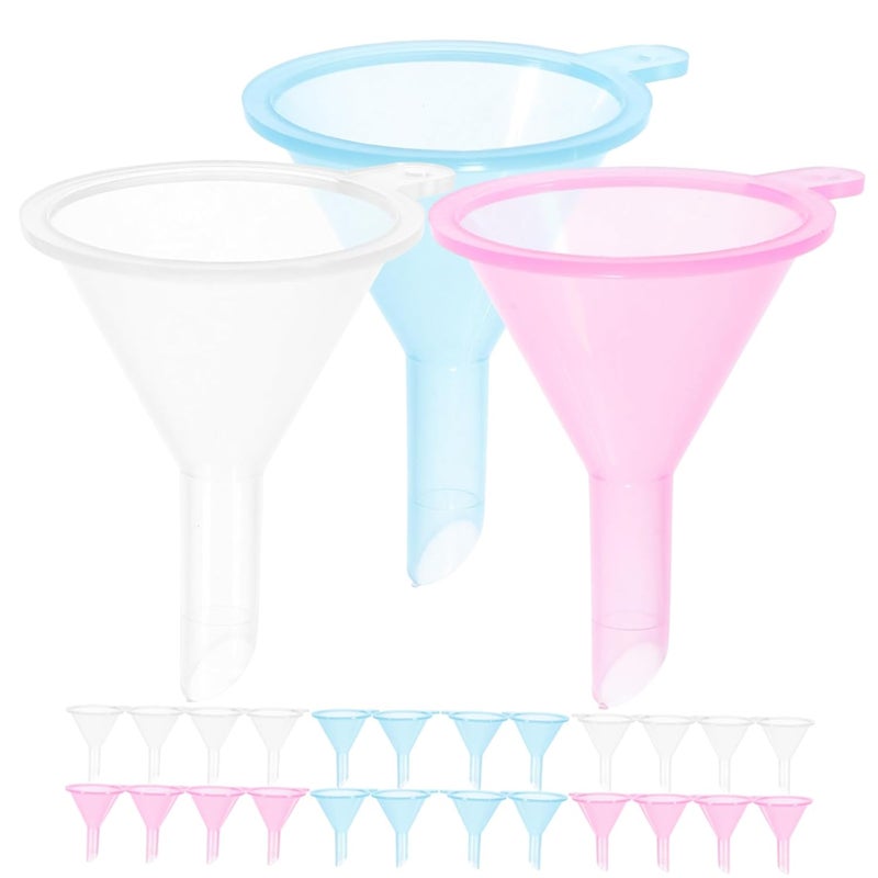 90 Pcs Mini Funnels for Essential Oils Perfume Makeup Small Bottles Easy Liquid Transfer - Image 2