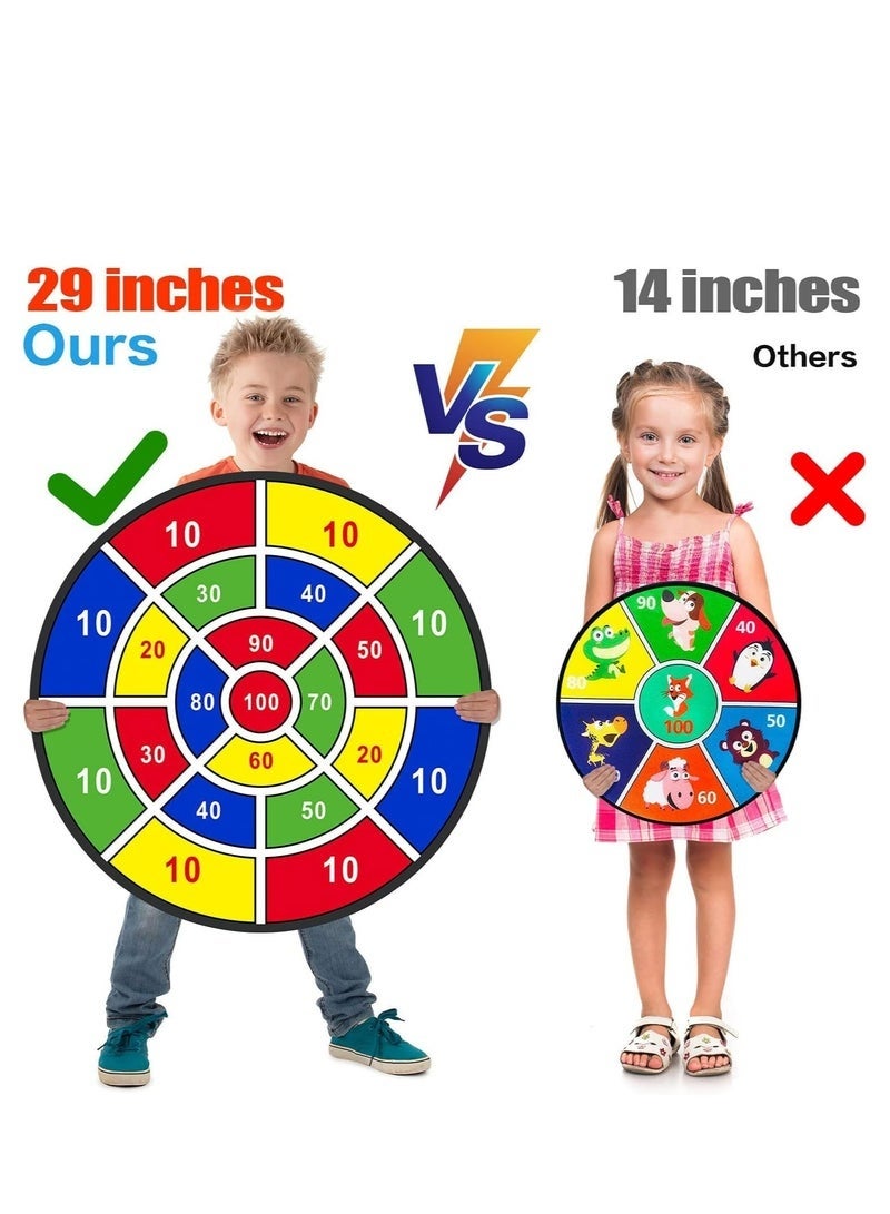 Bukela Large Kids Dart Board with 12 Sticky Balls, Indoor/Outdoor Party Game Toy, Birthday Gift for Boys & Girls. - Image 2