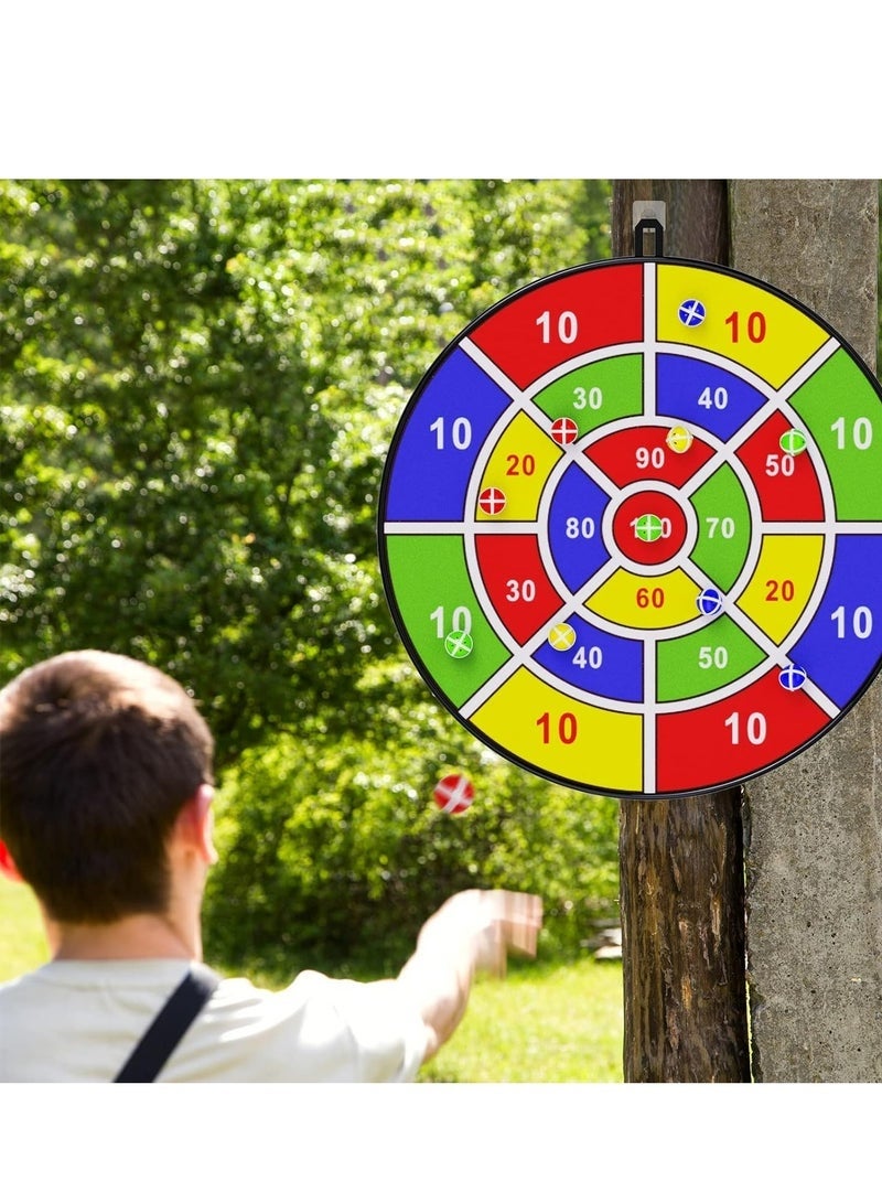 Bukela Large Kids Dart Board with 12 Sticky Balls, Indoor/Outdoor Party Game Toy, Birthday Gift for Boys & Girls. - Image 5