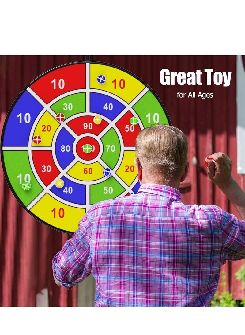 Bukela Large Kids Dart Board with 12 Sticky Balls, Indoor/Outdoor Party Game Toy, Birthday Gift for Boys & Girls. - Image 4