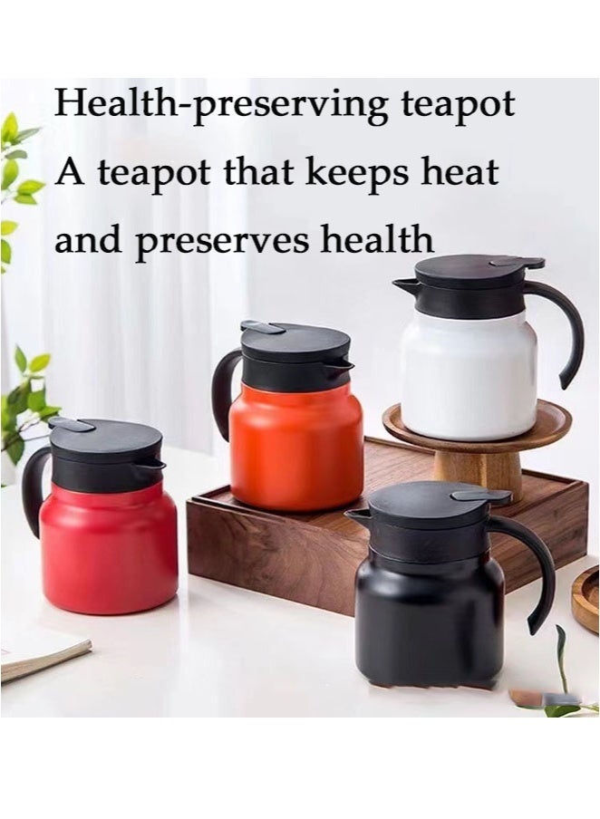 Aikenn Aikenn 1000ML Large Capacity Thermos Cup Tea Cup Stainless Steel Vacuum Insulated Tumbler With Leakproof Lid Long Lasting Coffee Tumbler Black  - Image 5