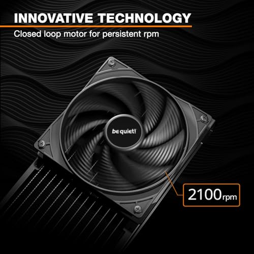be quiet! Pure Wings 3 120mm PWM high-Speed, 3 Included, Speed-regulating Closed Loop Motor, high top-end Speed, Low Minimum RPM, Optimized Fan Frame, Newly Designed Fan Blades - Image 2