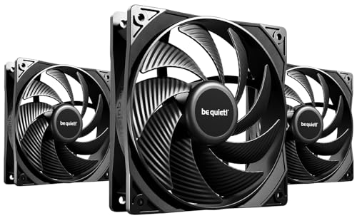 be quiet! Pure Wings 3 120mm PWM high-Speed, 3 Included, Speed-regulating Closed Loop Motor, high top-end Speed, Low Minimum RPM, Optimized Fan Frame, Newly Designed Fan Blades - Image 1